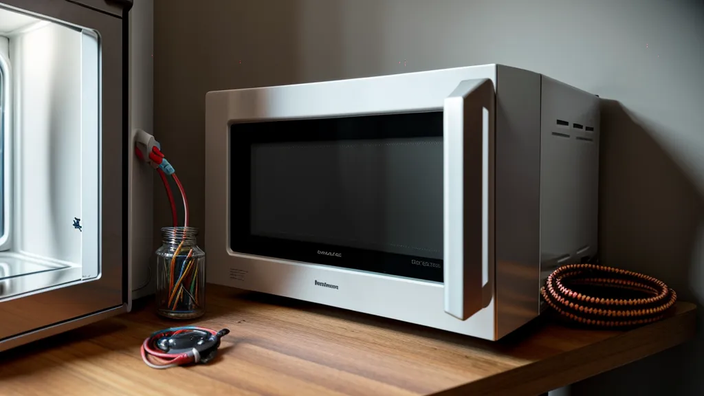 Termostato de refrigerador y multímetro digital listos para una reparación de refrigeradores hazlo tú mismo