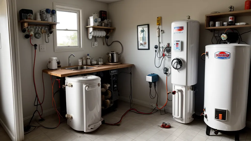 Interruptor termomagnético de 30 amperios en el tablero eléctrico, primer paso de seguridad eléctrica antes de la reparación de calentadores.