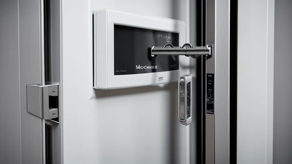 Microinterruptores de seguridad en la puerta del microondas, pieza clave de esta reparación